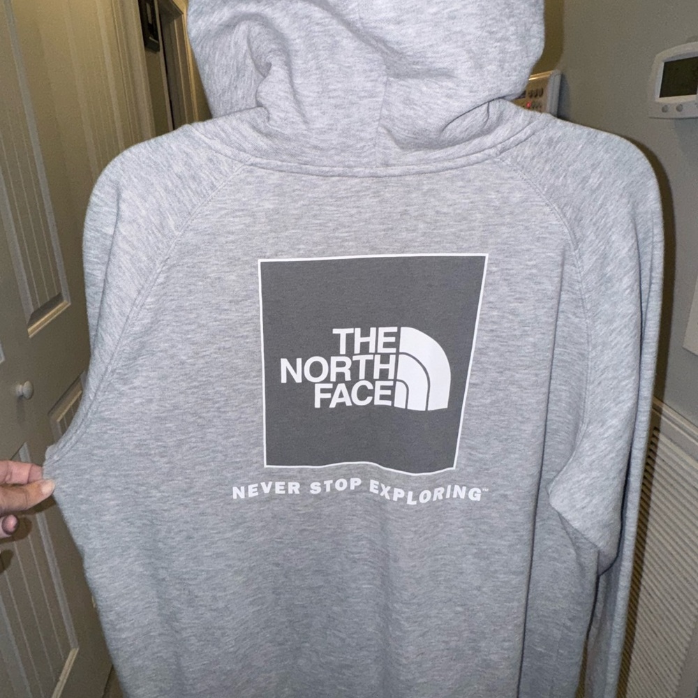 The North Face Light Gray Hoodie